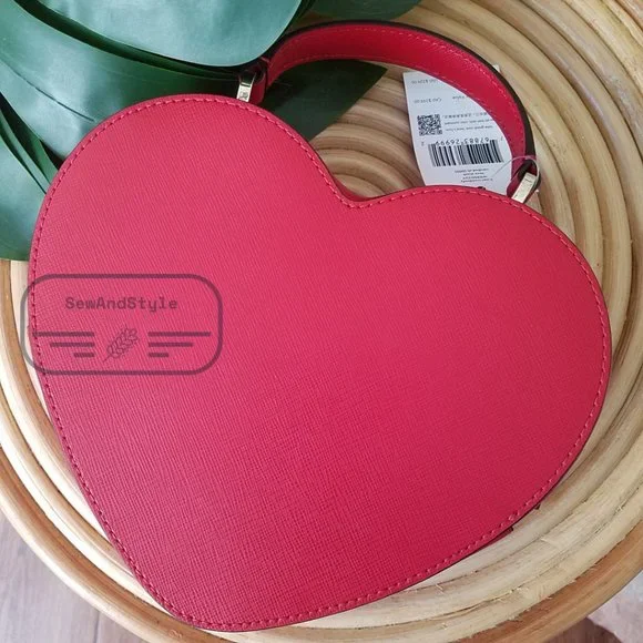 ♥️ Kate Spade NWT New York Crossbody Red Love Shack Heart Purse Valentine - Picture 16 of 16